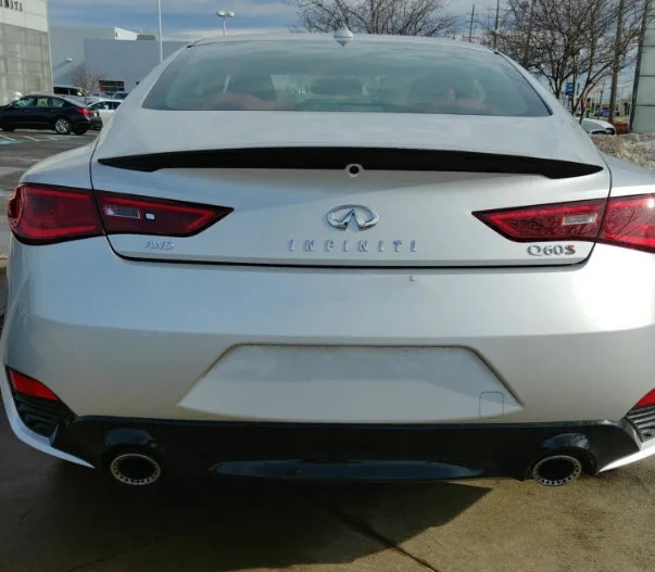 Спойлер для Infiniti Q60 Q60S высококачественный спойлер из углеродного волокна заднего