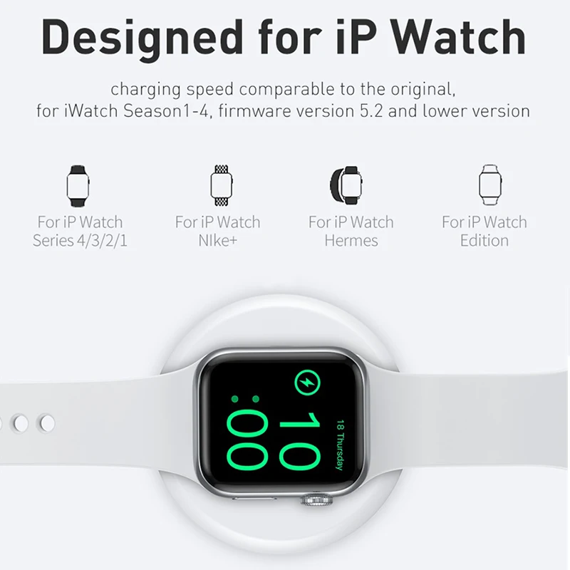 Baseus yo Беспроводное зарядное устройство для Apple Watch Беспроводная зарядная