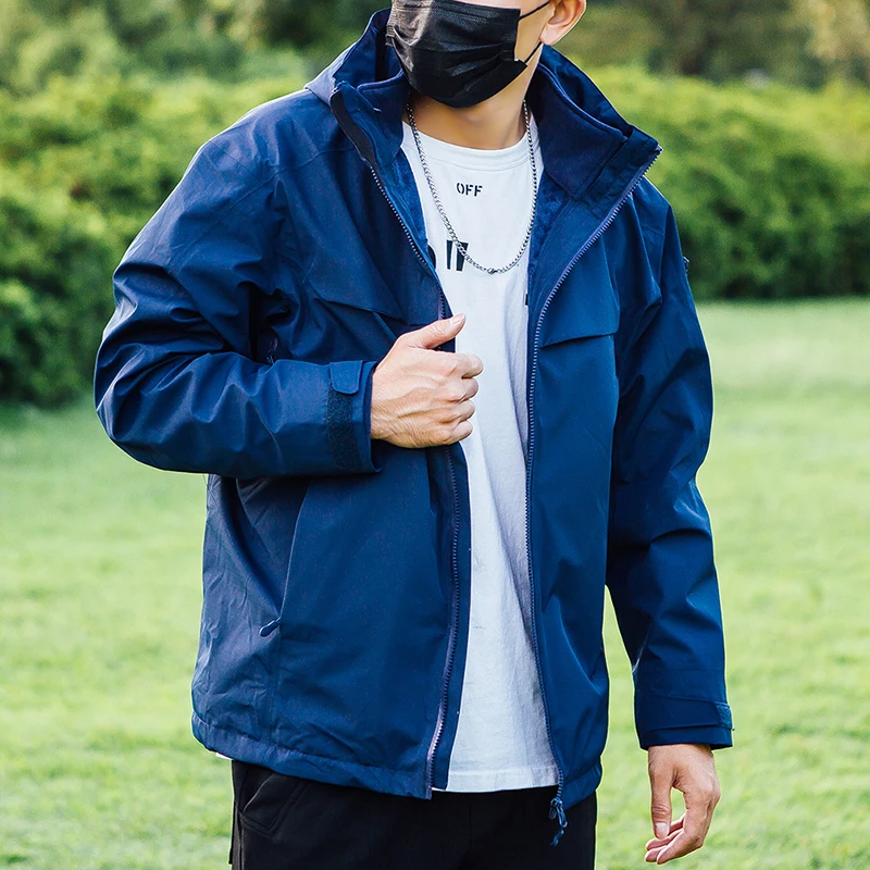 

Мужская Флисовая Куртка, теплая зимняя уличная спортивная куртка для походов, кемпинга, треккинга, катания на лыжах, SZ330