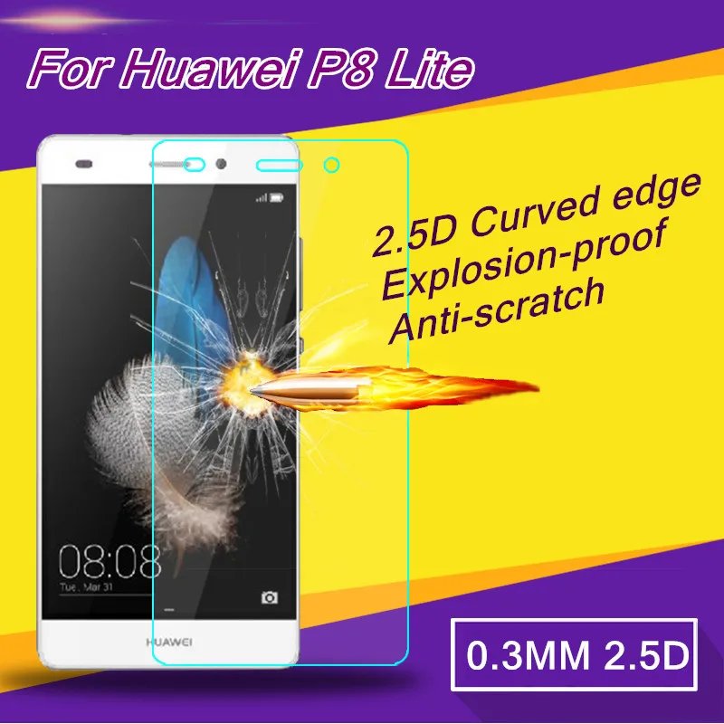 Закаленное стекло для Huawei P8 Lite защитная пленка из закаленного стекла HD |