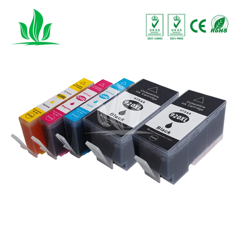 5 шт. 920XL совместимый чернильный картридж hp920 hp 920 hp920XL для принтера HP OfficeJet 6000 6500