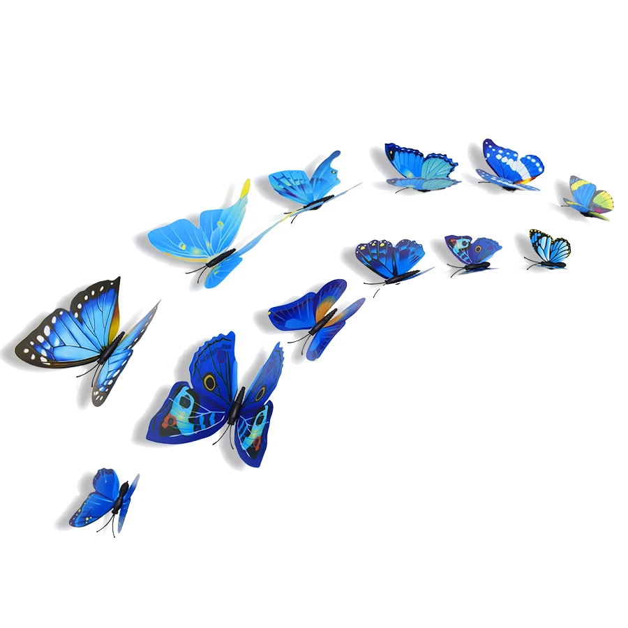 2 метода наклеек 3d на стену Постер сделай сам наклейки с бабочками для детской