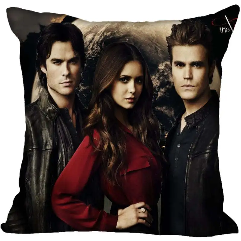 Pillowcase 15 45X45 см, 40X40 см(с одной стороны) чехол для подушки, современный домашний декоративный чехол для подушки с дневниками вампира, наволочка для гостиной - Цвет: Pillowcase 15