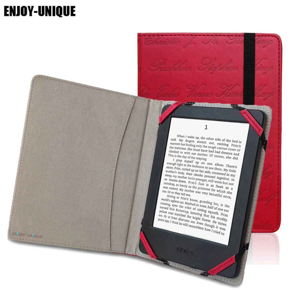 Чехол для Pocketbook 626 Plus Ruby Red Reader универсальный чехол диагональю 6 дюймов - купить по