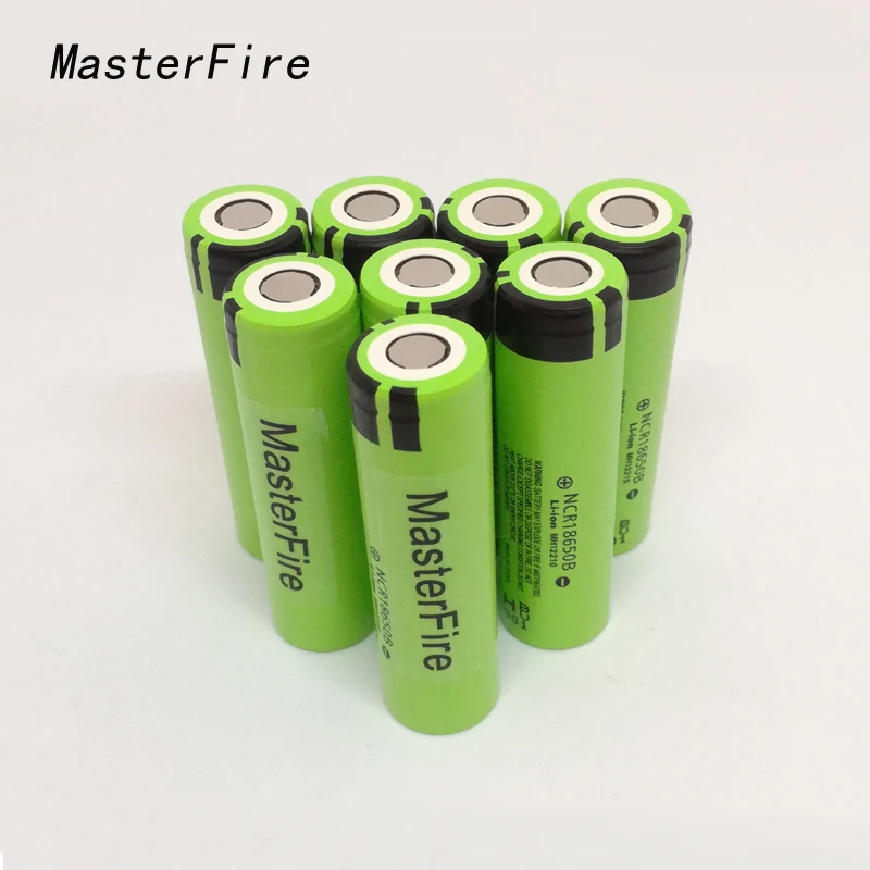 MasterFire 4 шт./лот новый оригинальный 18650 NCR18650B перезаряжаемый аккумулятор 3 7 в 3400 мАч