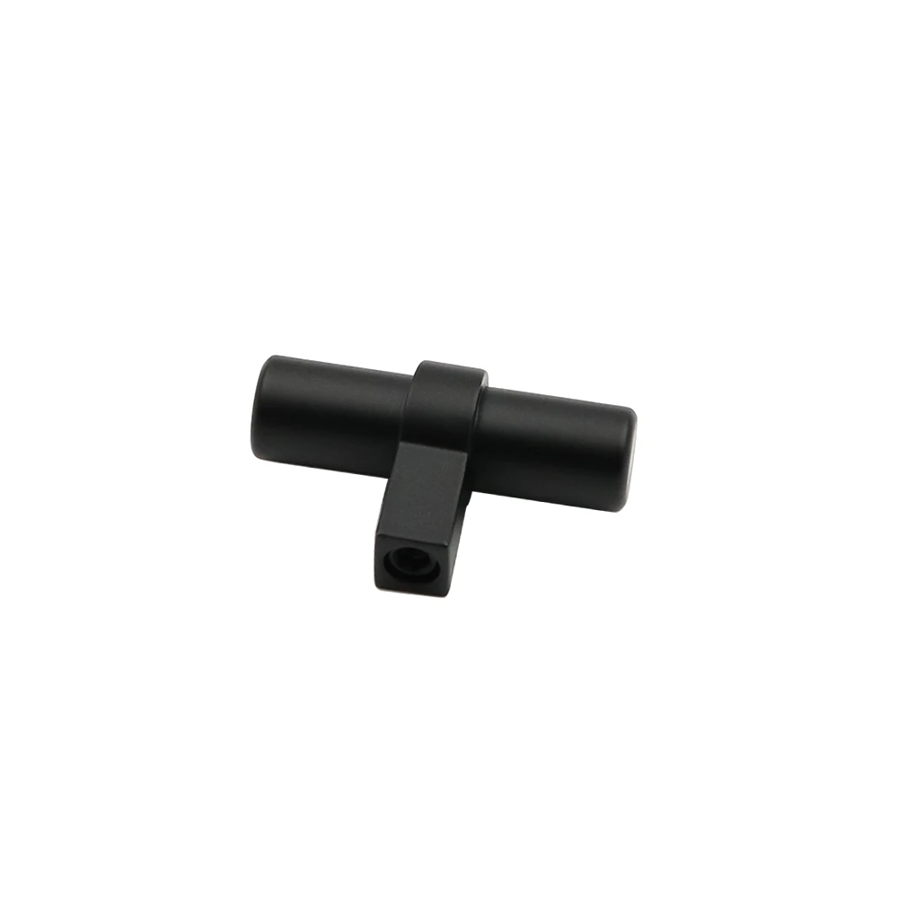 Черные ручки для шкафа круглая ручка кухонных ящиков Goldenwarm современные в ванную