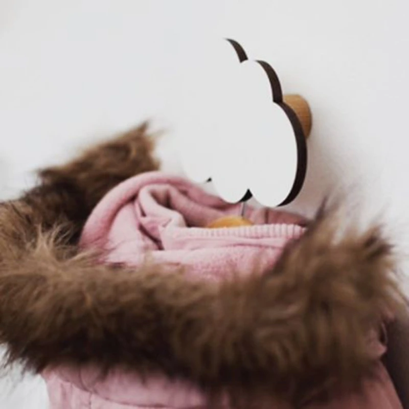 1 шт. деревянный крючок для детской одежды в скандинавском стиле | Дом и сад