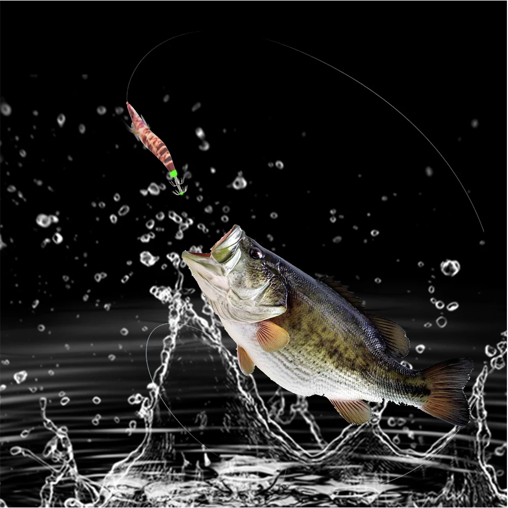 Shaddock Fishing 5 шт. жесткие пластиковые приманки для ловли осьминога кальмаров