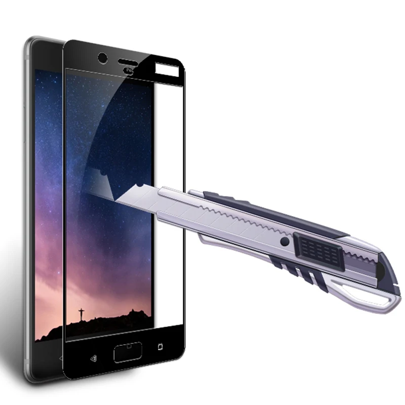 Full Cover Protective Guard Film for Nokia 8 Anti-fingerprint Water-proof White /Black Tempered Glass | Мобильные телефоны и
