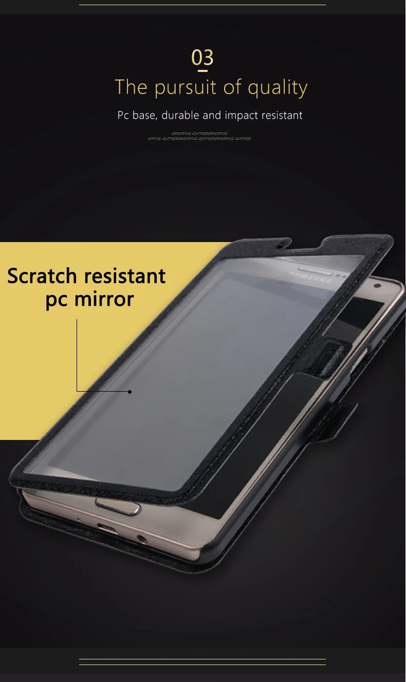 Флип-прозрачный чехол с окошком для HUAWEI Ascend Y3 Y3C Y336 Y360 Y5 Y5C Y541 Y635 смарт-чехол с сенсорной подставкой для телефона