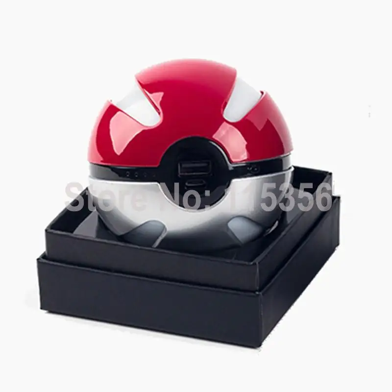 1 шт. Новое поступление: 10000 мАч Pokemon Go Ball портативное зарядное устройство Magic