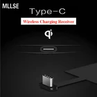 Универсальное беспроводное зарядное устройство MLLSE Type-C Qi, зарядный приемник для Huawei P9 Plus Nexus 5X 6P Xiaomi Mi6 5 Oneplus 2 5 Letv Max 2