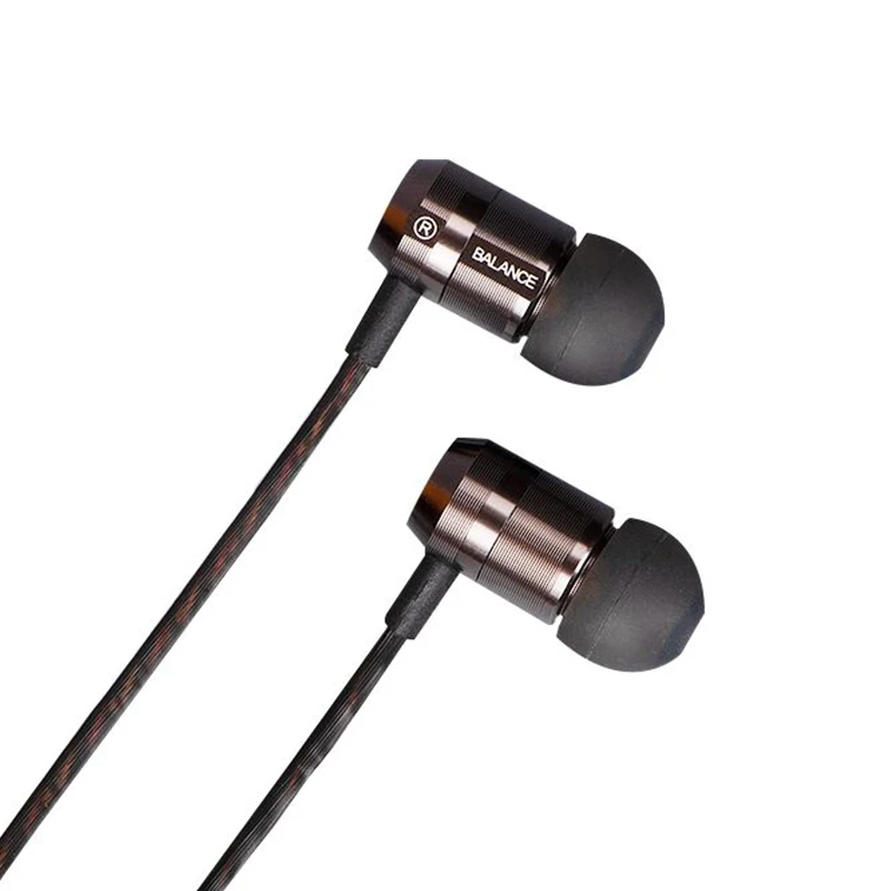 Black TFZ BALANCE 1 Balance1 динамические проводные наушники с шумоизоляцией 3,5 мм наушники для мобильного телефона Универсальные наушники-вкладыши - Цвет: Black