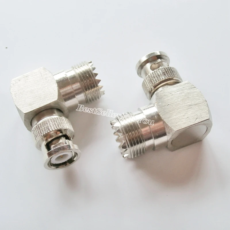 

Коннектор BNC «папа»-UHF SO-239 SO239, Прямоугольный коаксиальный адаптер RF COAX, 1 шт.