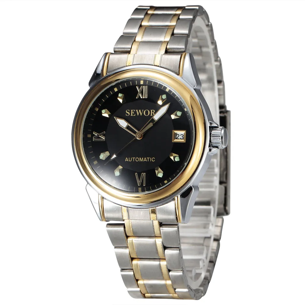 Мужские автоматические часы в стиле милитари из нержавеющей стали | Наручные