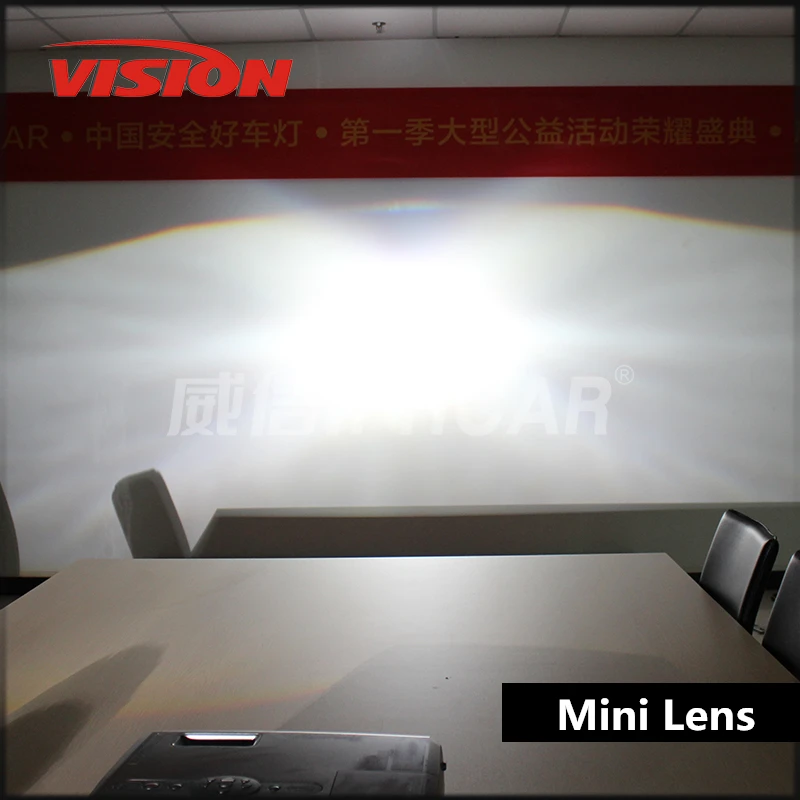 Бесплатная доставка IPHCAR LHD/RHD 2 5 дюймовые мини биксеноновые линзы проектора H1 H4 H7