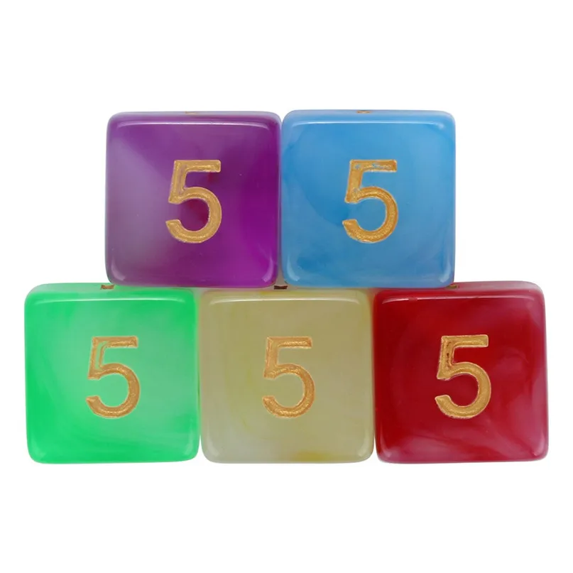 7pcs кости для TRPG игра многогранные D4 D20 многосторонний с цифрами прозрачный
