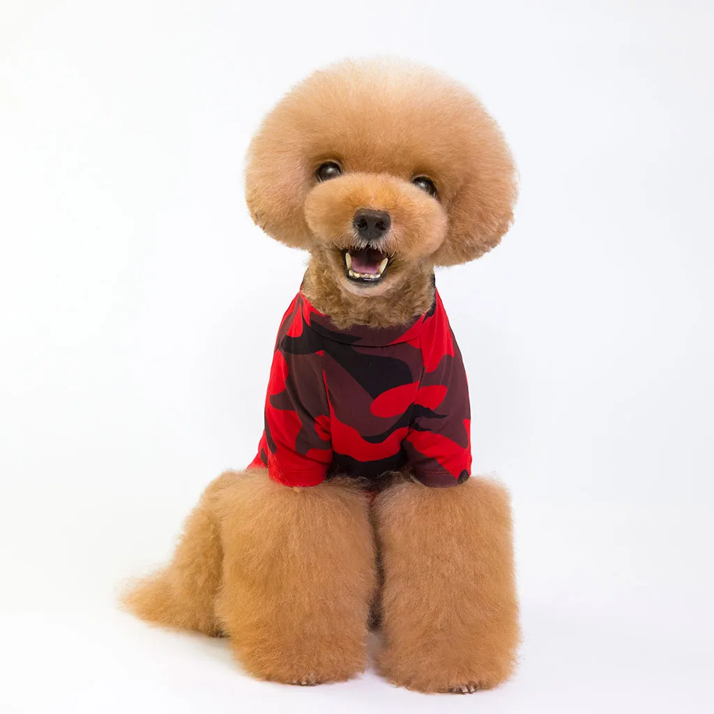 Pet Spring And Summer Watermelon Print Dog Costumes Pet Dog Clothes Shirt