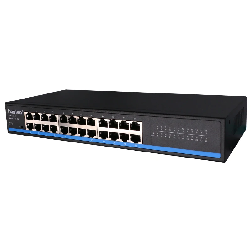 24 RJ45 Порты и разъёмы Сетевой коммутатор Ethernet 10/100 Мбит/с Ethernet-коммутатор сетевой коммутатор для ip камера