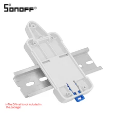 10 шт. SONOFF DR DIN Rail Tray Регулируемый монтируемый рельсовый держатель для Sonoff Basic/RF/ Pow/ TH10/16/ Dual