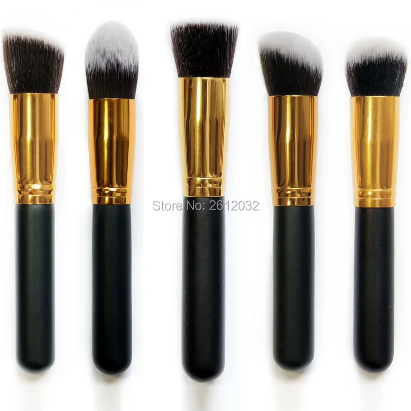 Новая косметическая Кисть для макияжа пудры основы румян скошенная плоская