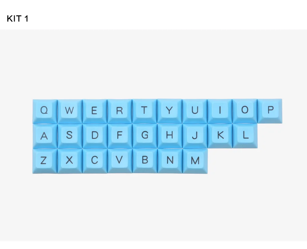Kbdfans Новое поступление dsa keycap топ печатные брелки 26 клавиш механическая клавиатура