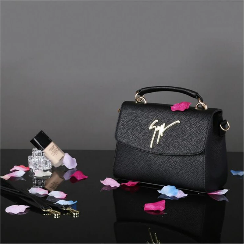 Leather Woman Bag Black Red Color Shoulder High Quality PU Messenger WHB246 | Багаж и сумки