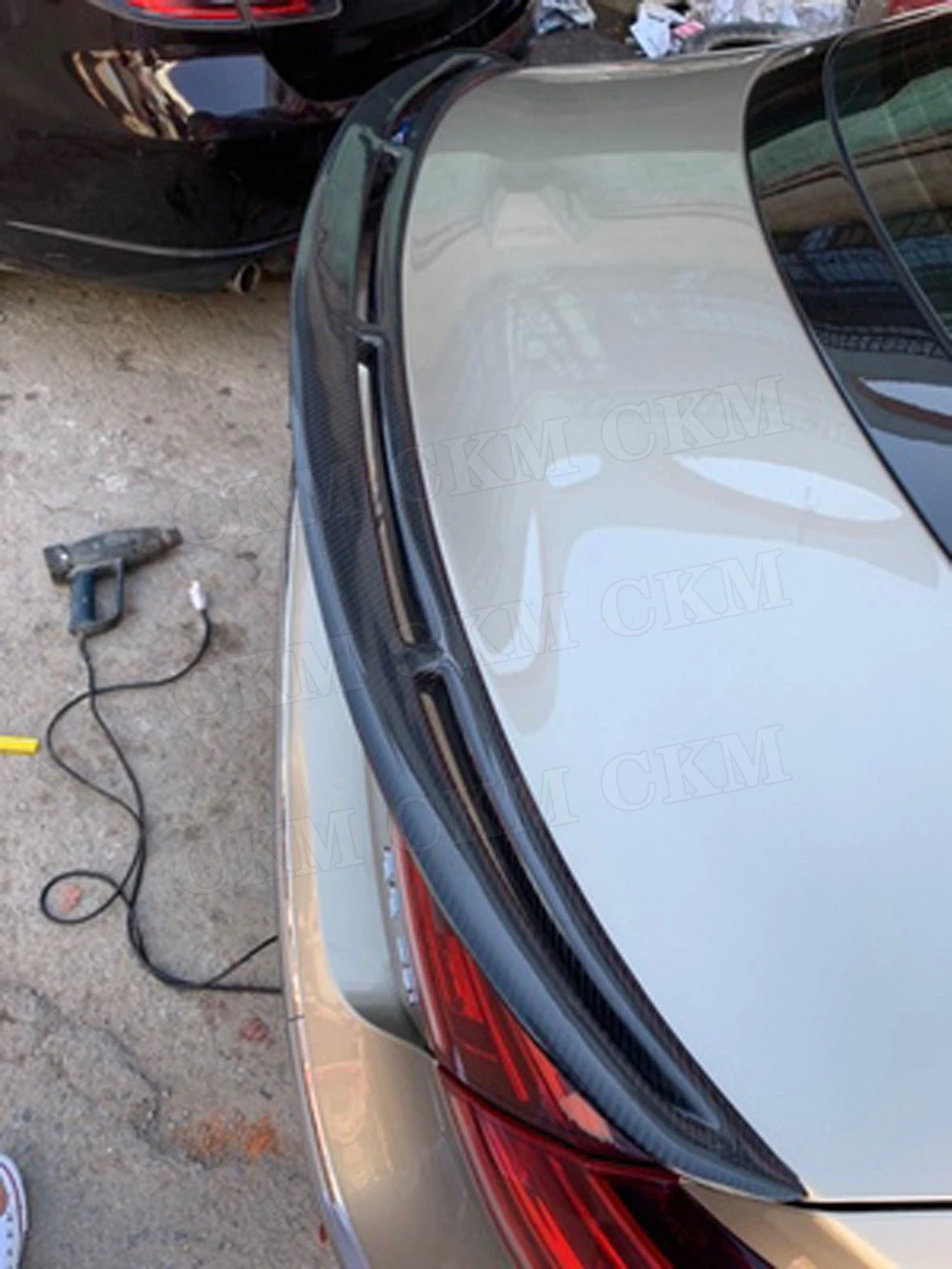 Для CC задний спойлер крыло багажника для Volkswagen VW Passat CC Sandard 2009- корпус из углеродного волокна отделка стикер автомобиль Стайлинг