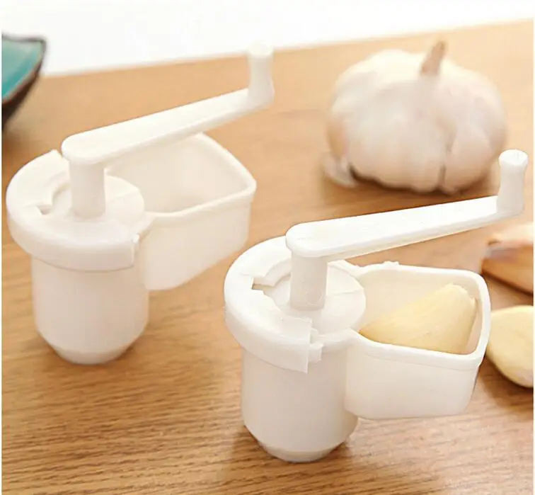 Ручная пресс дробилка для чеснока винт спиннинга прижимная машина пластиковые