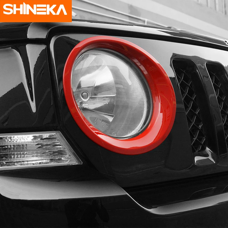 SHINEKA колпачки лампы ABS автомобильные передние фары декоративные крышки отделка