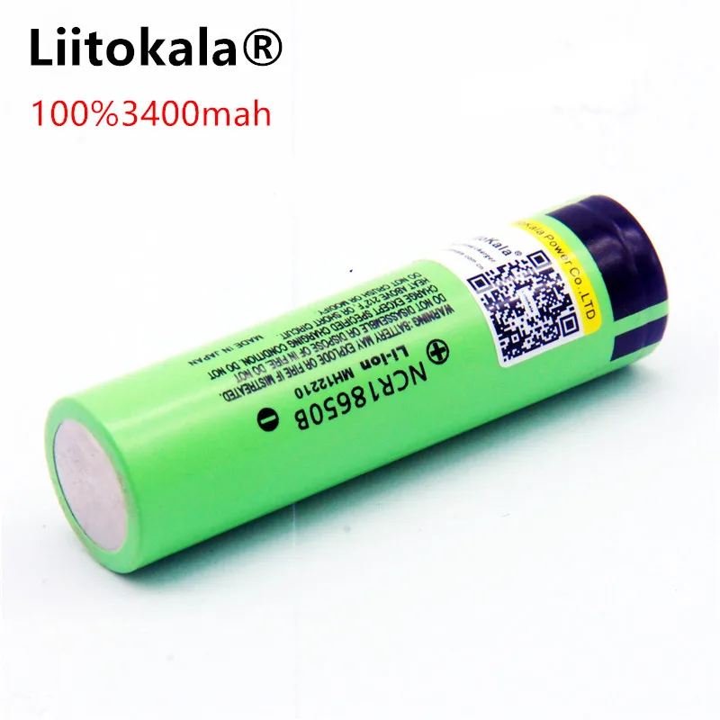 Liitokala новый оригинальный 18650 NCR18650B 3400 мАч перезаряжаемый литий ионный аккумулятор