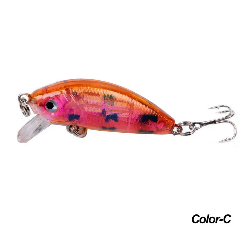 C2 1 шт мини-Crankbait Приманка 4,5 см/5 см 4g жесткая искусственная приманка приманки плавающая наживка Minnow блесны искуственные паллет японские рыболовные снасти - Цвет: C2