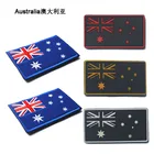 3D ПВХвышитые патчи с австралийским флагом, армейские тактические военные патчи, полосы, резиновый Австралийский флаг, значок, армейский патч