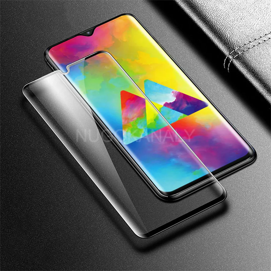 20D Полный Клей закаленное стекло протектор экрана для Samsung Galaxy M10 M20 M30 A10 A20 A30 A40 A50 A70