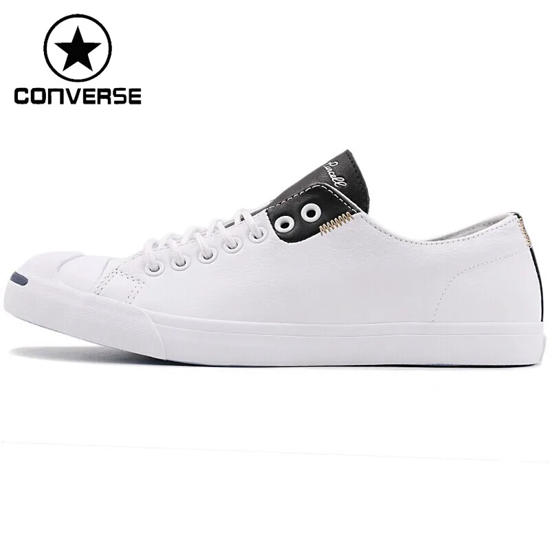 Оригинальный Новое поступление 2018 Converse унисекс кожа Скейтбординг обувь холщовые