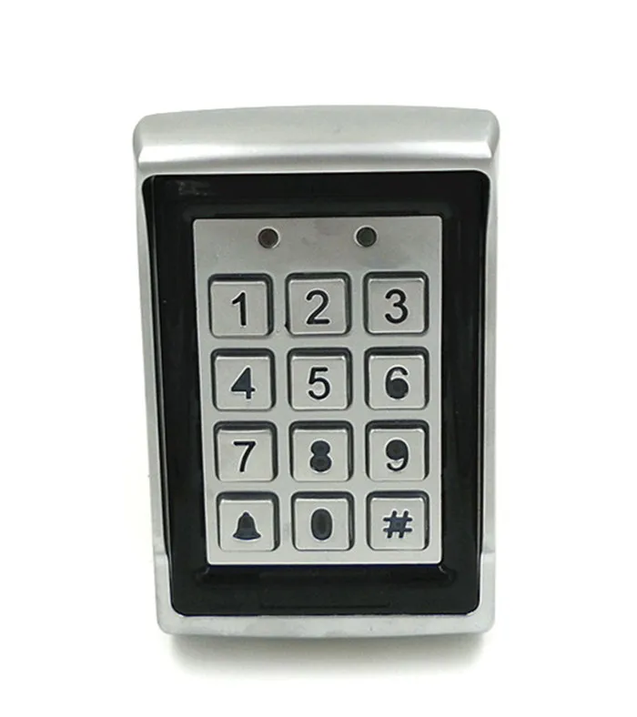 Водонепроницаемый металлический корпус клавиатуры контроля доступа EM поддержка