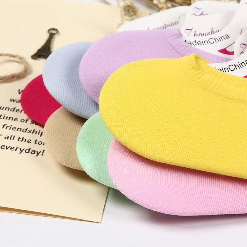 5 пар Peds &amp носки-подследники женские шлёпанцы для женщин однотонные хлопковые