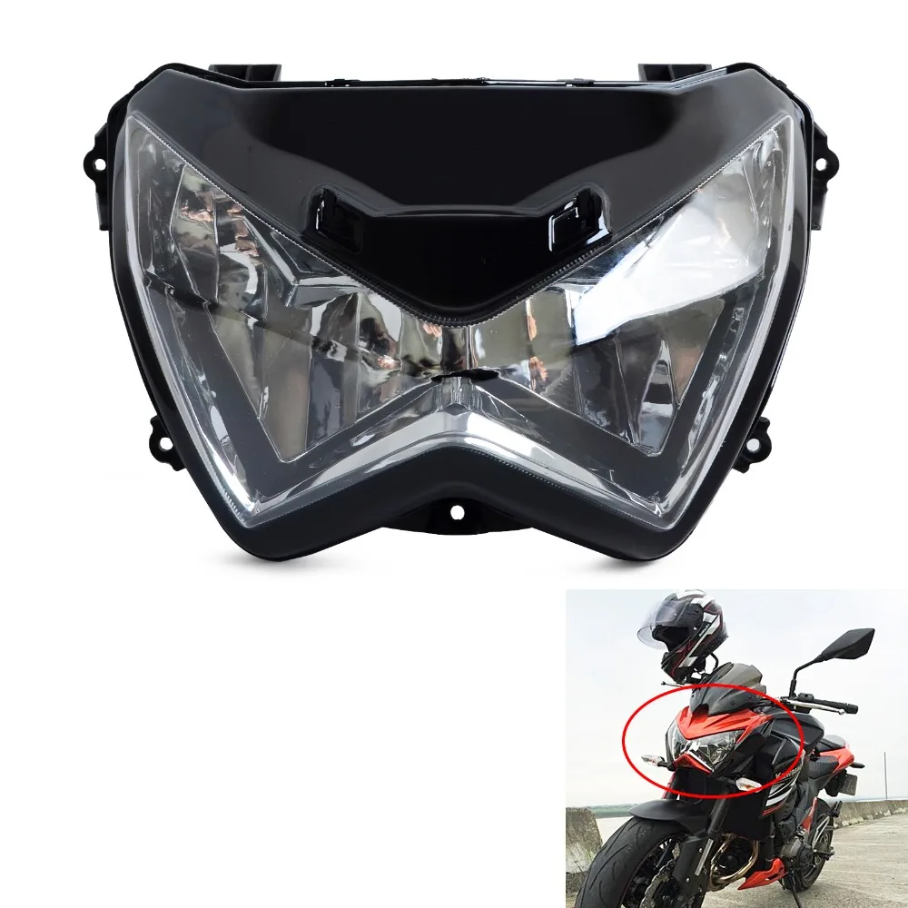 NICECNC For Kawasaki Headlamp Motorcycle Headlight Assembly Head Lamp Light For Kawasaki Z 250 300 800 2015 2016 Z250 Z350 Z800