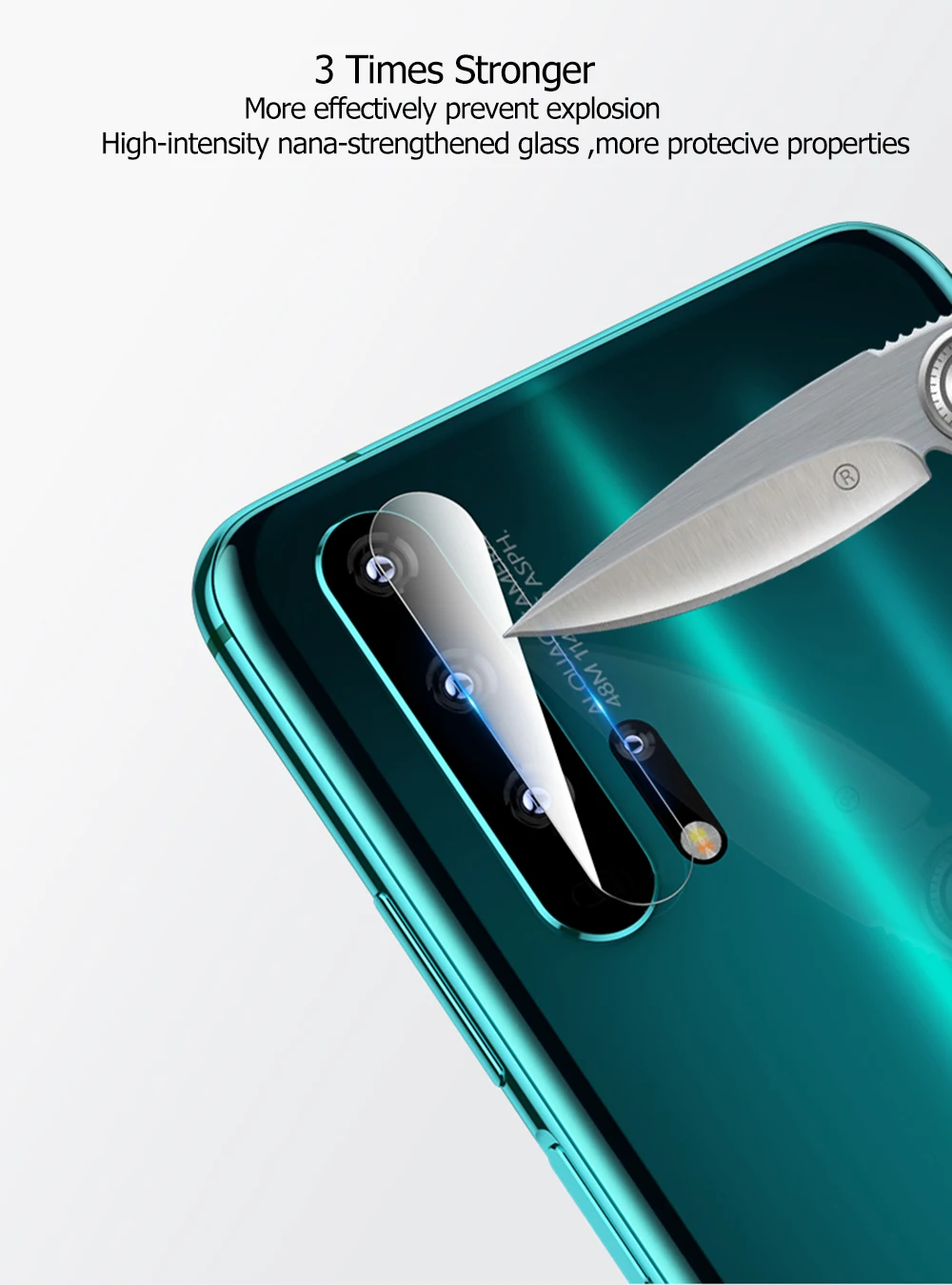 2 шт. стекло для huawei Honor 20 объектив для камеры закаленное стекло взрывозащищенное Защитное стекло для задней камеры для Honor 20 Pro