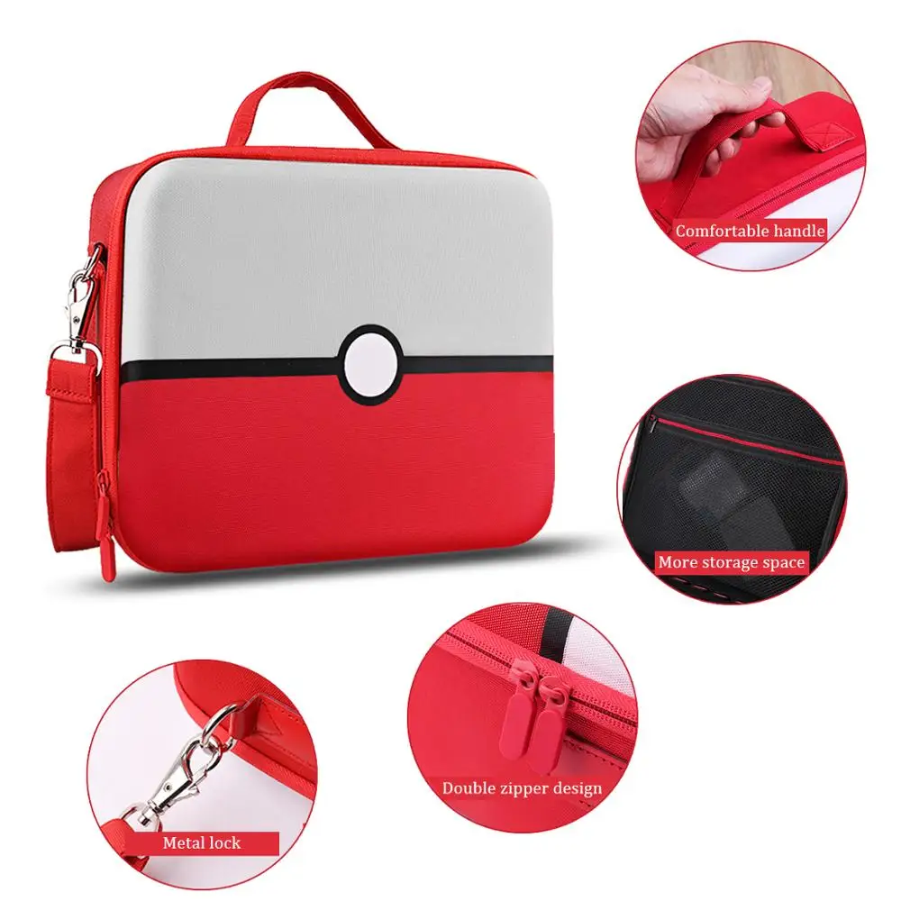 IBen Портативный EVA чехол для хранения переключателя аксессуары NS NX Pokeball защитный