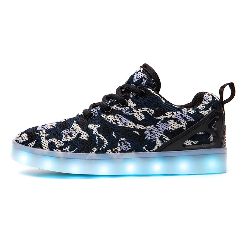 Summer Explosion Models Colorful Luminous Fluorescent LED Lamps Shoes Usb Coconut BanXie Emitting Casual Sports Children | Детская
