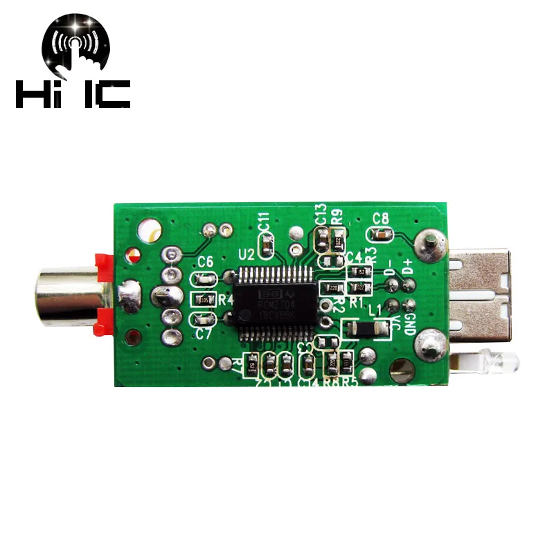 Внешняя аудиокарта HIFI PCM2704 USB карта для цифрового сигнала Spdif выход