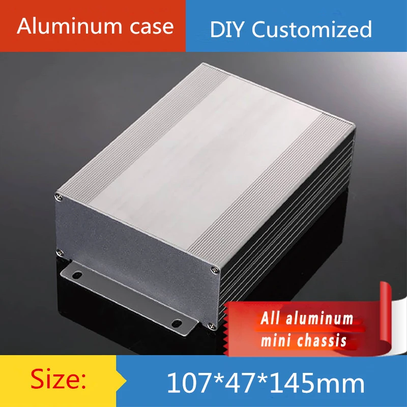 

Mini amplifier chassis yg-22 aluminum enclosure 107*47*145mm amp case DIY box