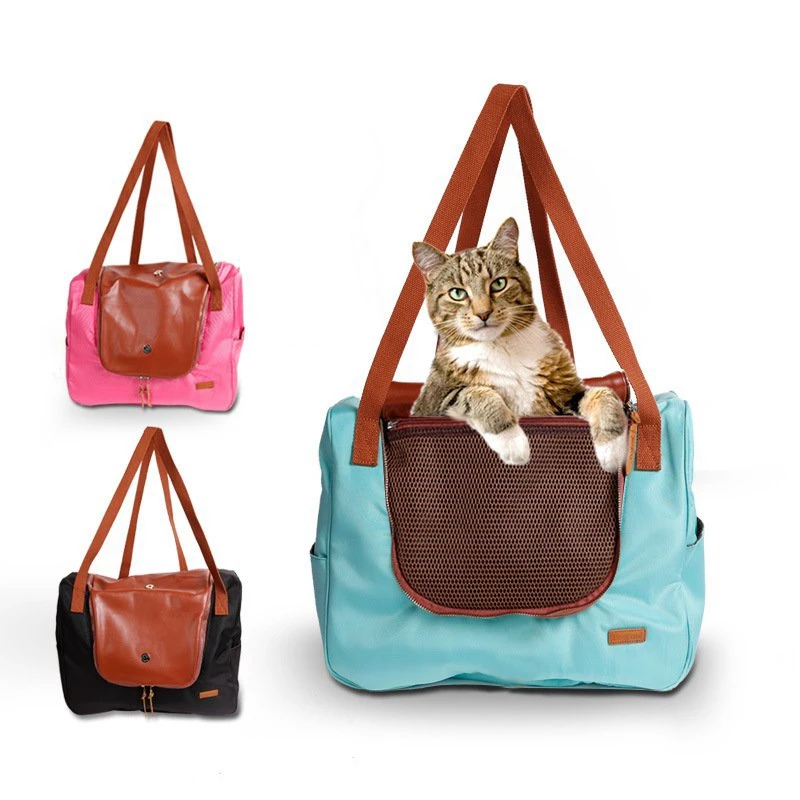 Multifuntional Black Green Rose Portable Pets Carrier Bags for Dogs and Cats Dog Bag Backpack PU Oxford Travel Outdoor | Дом и сад