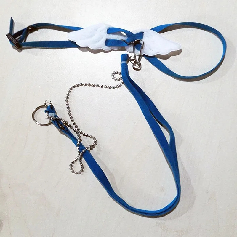 Шлейка для маленьких домашних животных и крылья Ангела поводка бородатого