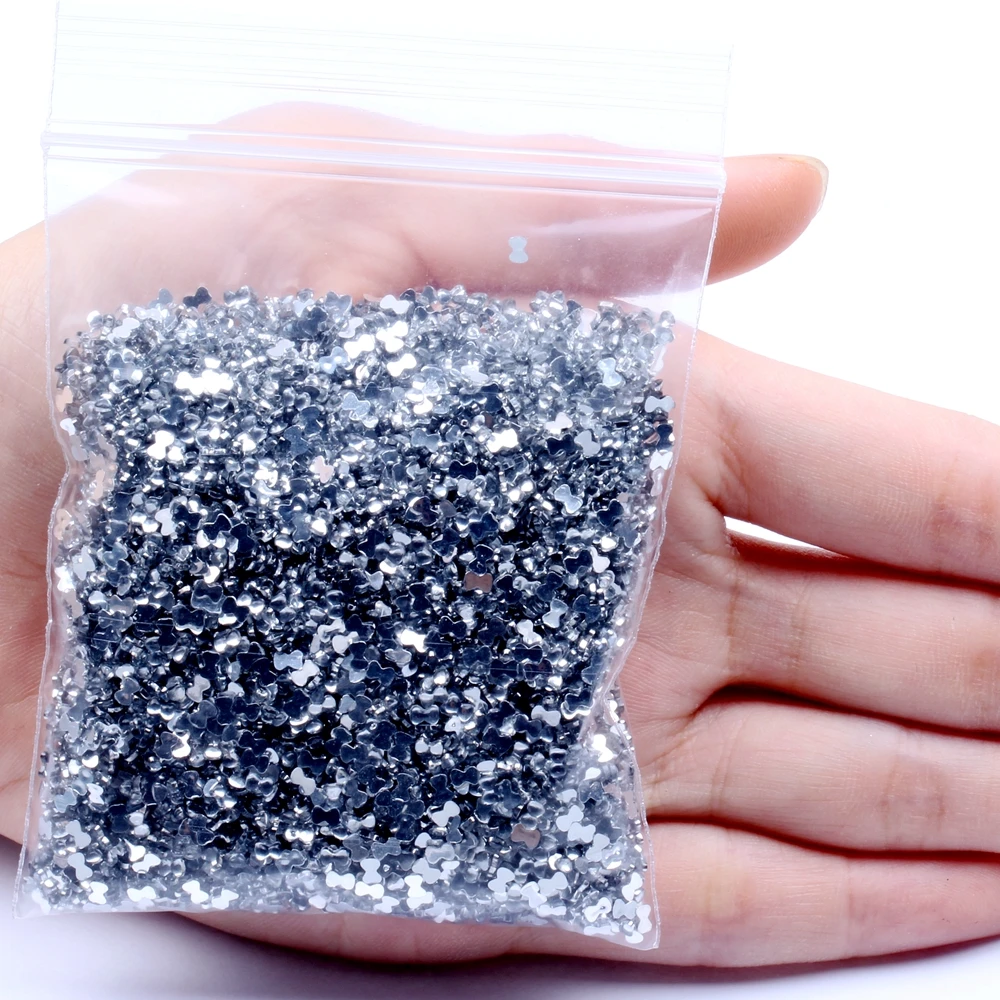01 crystal Бант 30 г 10000 шт Стразы драгоценные камни для украшения ногтей 3D не исправление украшения для ногтей Flatback для дизайна ногтей - Цвет: 01 crystal