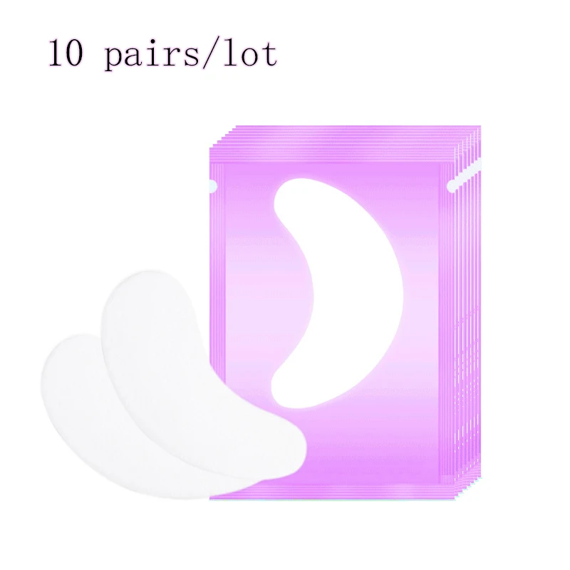 10pair eye sticker Накладки для глаз 10/50 накладки для ресниц без ворса накладки для наращивания ресниц принадлежности для наращивания ресниц профессиональные инструменты - Цвет: 10pair eye sticker