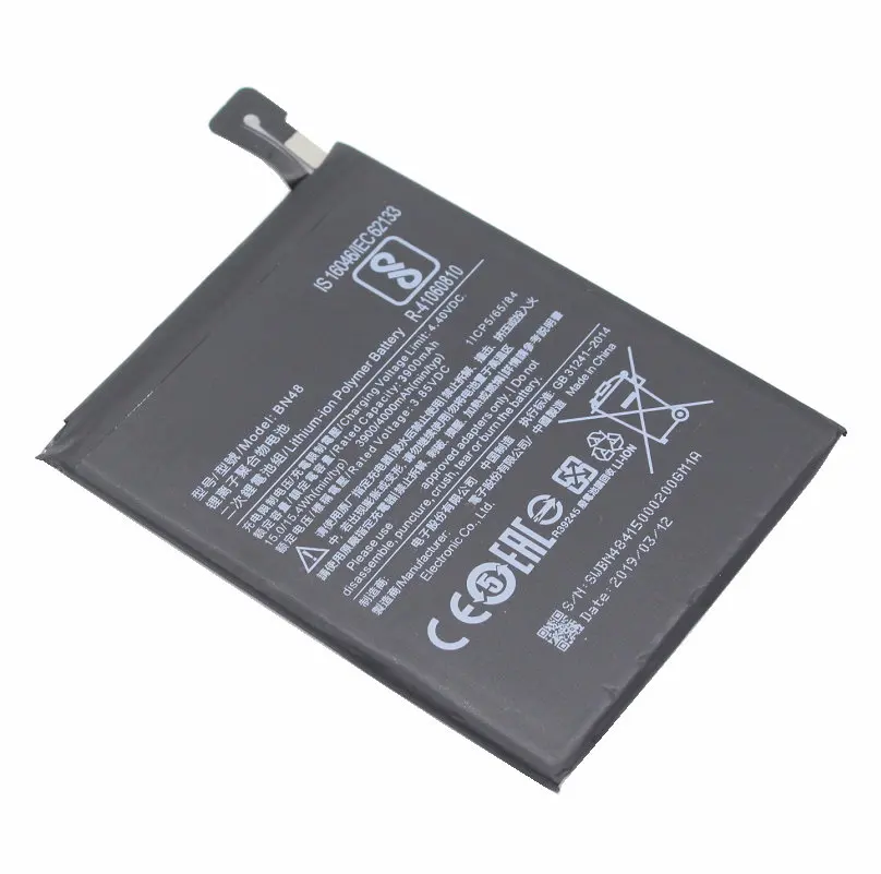 1x BN48 4000 мА/ч, замена Батарея для Xiaomi Redmi Note 6 Pro BN48 батареи Red rice Note 6 Pro Батарея+ набор инструментов для ремонта