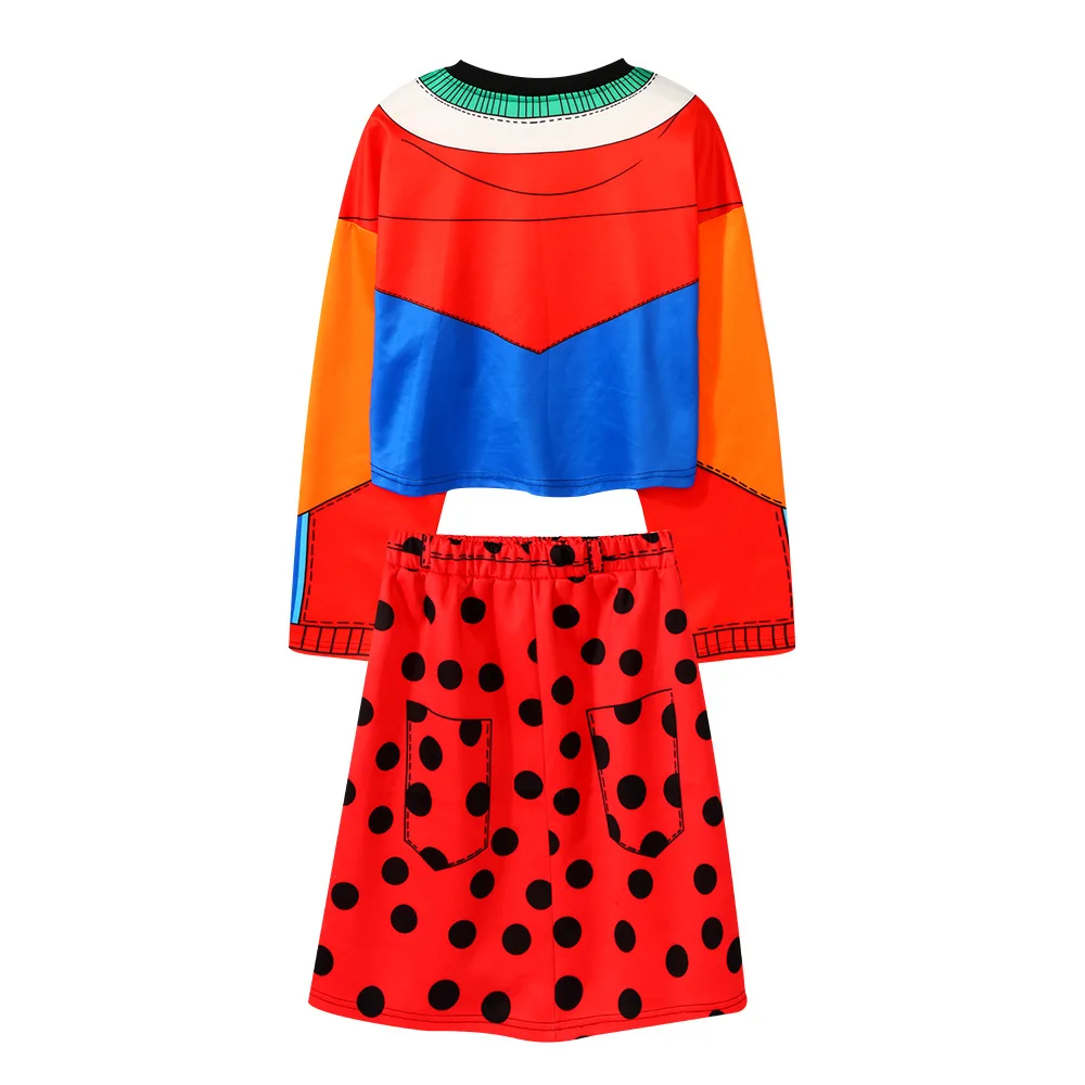 Осень зима 2019 новый модный цветной свитер с круглой горловиной яркий осенний