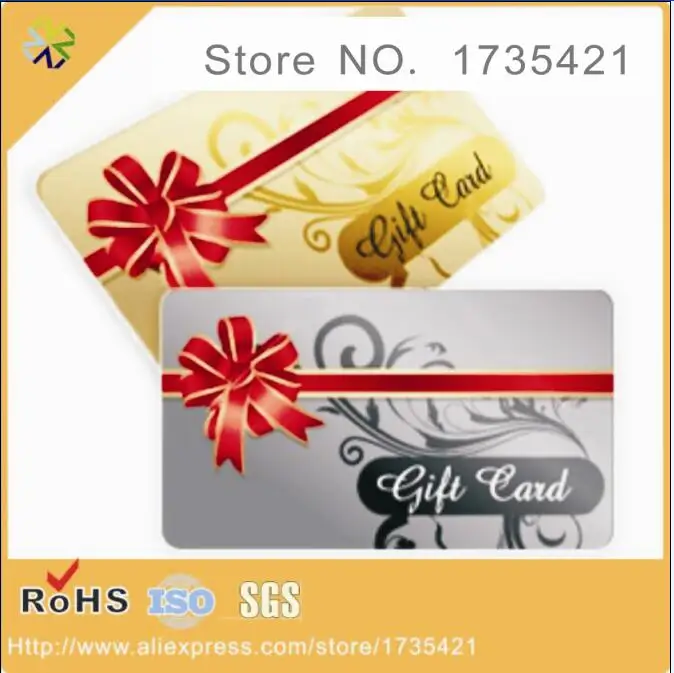 1000pcs/lots 0.76mm thickness both sides CMYK printing plastic gift name card with 39 barcode
